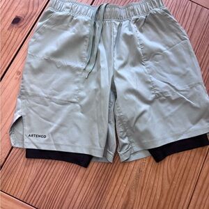 Men's tennis Athletic Short and shirt in Mauve Green